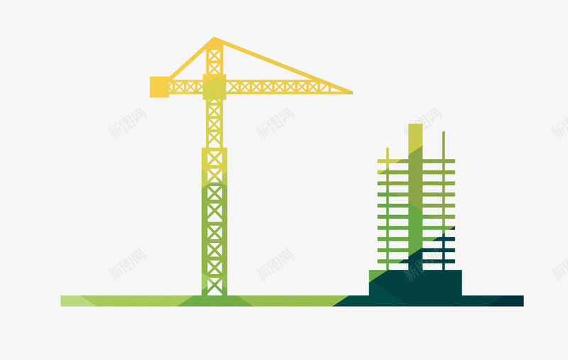 渐变建筑工地png免抠素材_新图网 https://ixintu.com 2017年安全月 企业安全生产 安全月 工地安全 新安全生产法十大亮点 渐变建筑工地