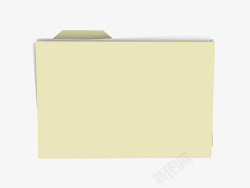 企业专用文件夹黄色手绘扁平文件夹高清图片