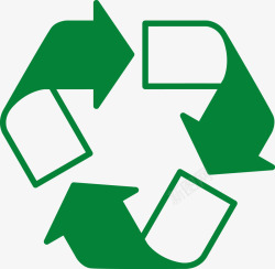 绿色环保素材绿色循环图标高清图片