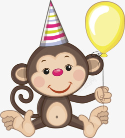 小朋友过生日过生日的小猴高清图片