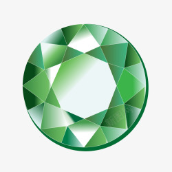 绿色大钻石绿色圆形行钻石矢量图高清图片