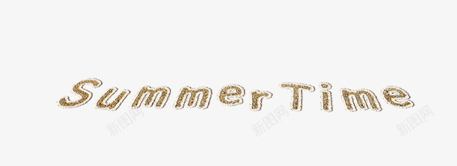 summertime字体png免抠素材_新图网 https://ixintu.com 夏日 女装 艺术字 英文