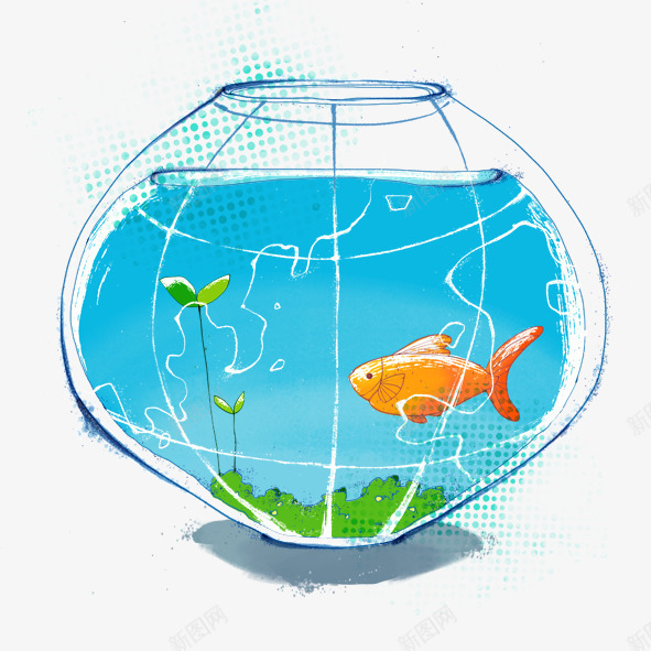 鱼缸环保系列psd免抠素材_新图网 https://ixintu.com 环保系列 鱼缸