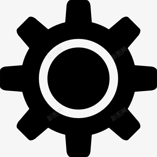 齿轮图标png_新图网 https://ixintu.com 图片图标 接口 符号 象征 车轮 轮 齿轮