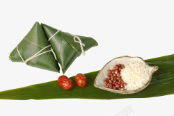 红枣糯米粽子素材