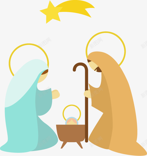 耶稣诞生日png免抠素材_新图网 https://ixintu.com 上帝耶稣耶和华 信仰 圣诞日 基督教徒 教徒