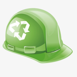 绿色安全帽素材