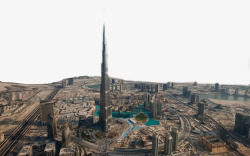 迪拜著名摩天大楼素材