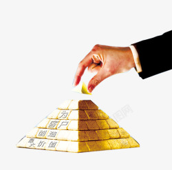 财务企业金字塔高清图片