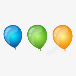 宴会生日宴会装饰气球矢量图高清图片