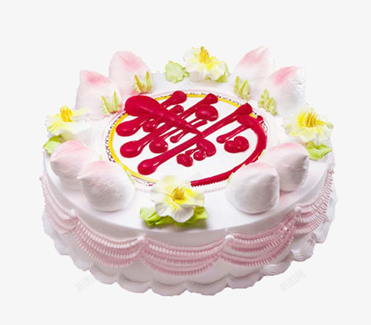 生日蛋糕png免抠素材_新图网 https://ixintu.com 寿桃 生日 粉色 蛋糕
