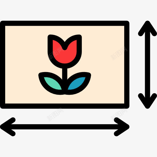 照片图标png_新图网 https://ixintu.com 接口 摄影 摄影师 框架 花卉