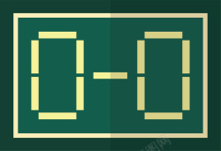 记分牌图标手绘足球运动记分牌图标矢量图高清图片