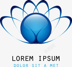 互联网企业蓝色科技logo图图标高清图片