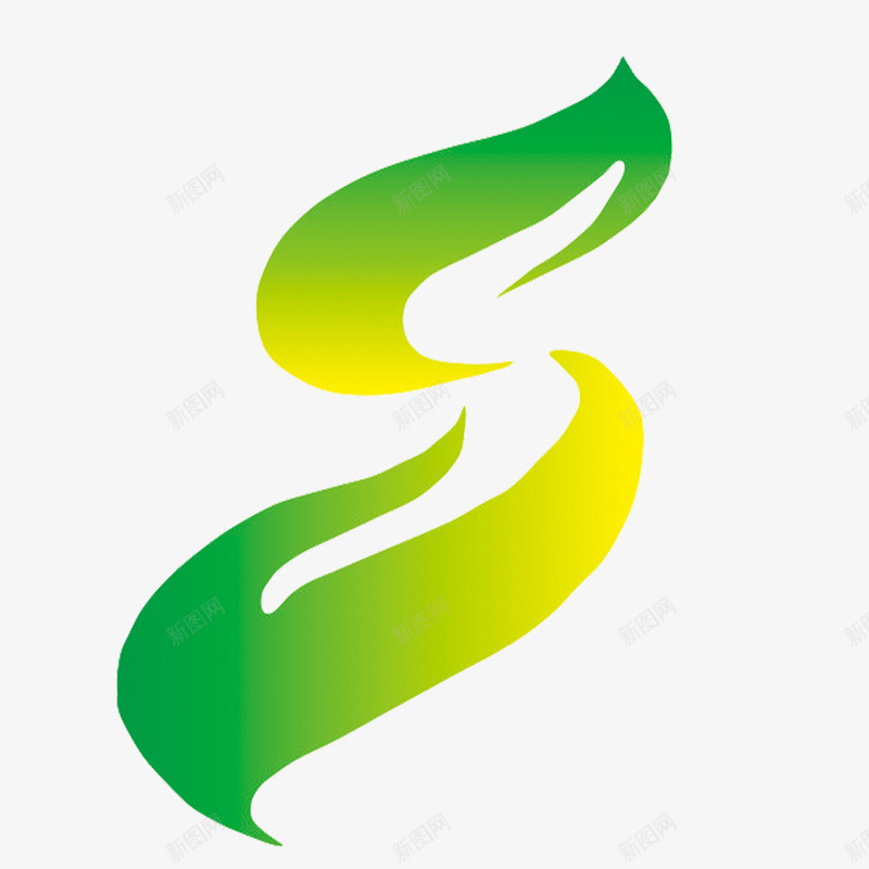 叶子绿色简约环保园林logo图标png_新图网 https://ixintu.com 叶子 园林logo 环保 简约 绿色
