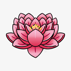 粉色的莲花素材