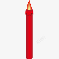 教师节唯美卡通红色唯美蜡烛高清图片