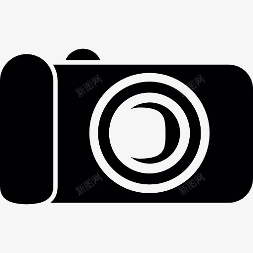 黑色的数码相机图标png_新图网 https://ixintu.com 图片 技术 摄影 摄影师 焦点 照片 相机