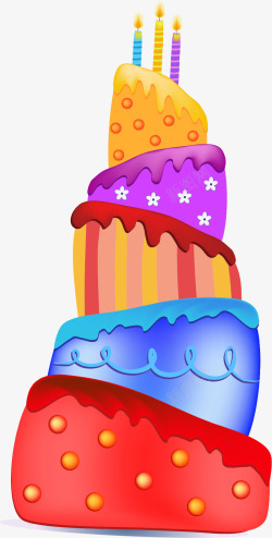 高层蛋糕手绘高层蛋糕矢量图高清图片
