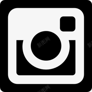Instagram社交网络标识的照片的相机图标图标