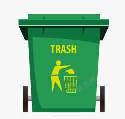 废物回收垃圾箱世界卫生日垃圾箱高清图片
