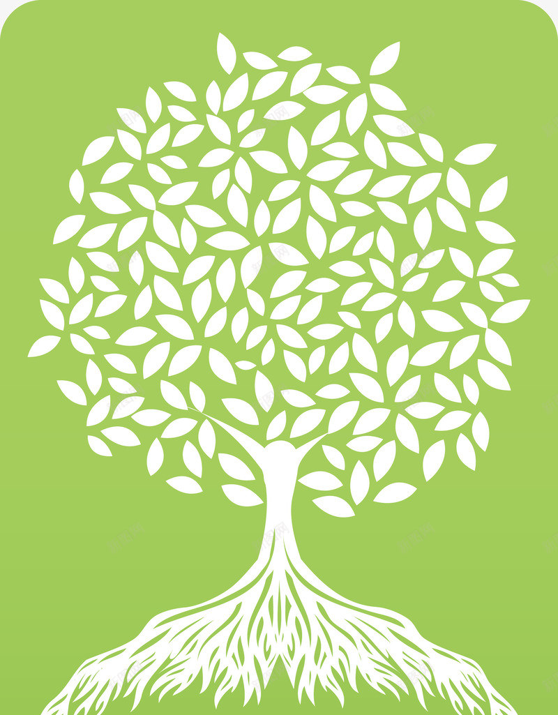 绿色大树标志png免抠素材_新图网 https://ixintu.com 低碳 大树 树叶 环保 环境 环境保护 生态 绿化 绿树