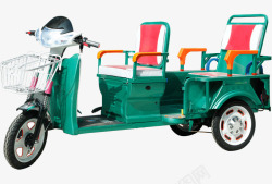 绿色三轮车实物绿色电动三轮车高清图片