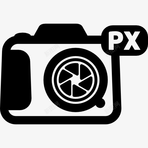 照相机与PX标志图标png_新图网 https://ixintu.com 工具 标志 照片 照片的相机 界面 相机 符号