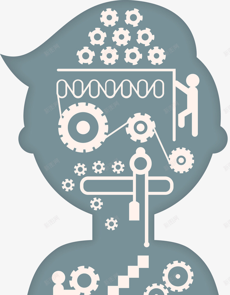 体内齿轮矢量图ai免抠素材_新图网 https://ixintu.com 人物 体内 齿轮 矢量图