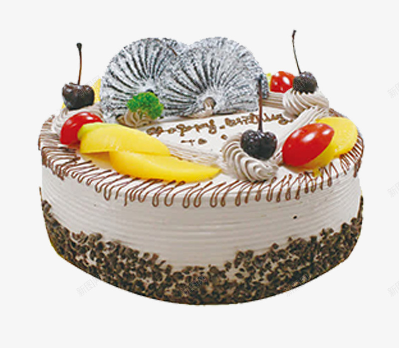 实物精美水果蛋糕png免抠素材_新图网 https://ixintu.com 产品实物 奶油蛋糕 摄影 水果蛋糕 生日蛋糕 蛋糕