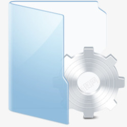 淡蓝文件夹图标下载淡蓝色系统文件夹图标高清图片
