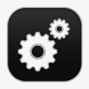 空心齿轮标志图标png_新图网 https://ixintu.com 图标 标志 空心 齿轮