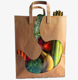 蔬菜环保纸袋素材