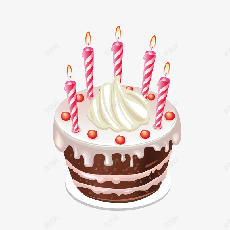 生日蛋糕蜡烛png免抠素材_新图网 https://ixintu.com 生日 生日蛋糕 蛋糕 蜡烛