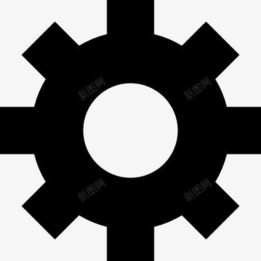 齿轮状图标png_新图网 https://ixintu.com 工具 界面 符号 车轮 轮 齿轮
