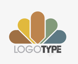 简易企业彩色简易企业logo矢量图图标高清图片