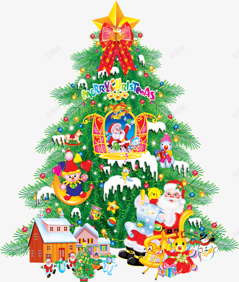 剪纸圣诞树海报png免抠素材_新图网 https://ixintu.com 剪纸 圣诞树 海报 设计