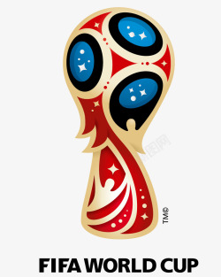 世界杯奖杯手绘图素材