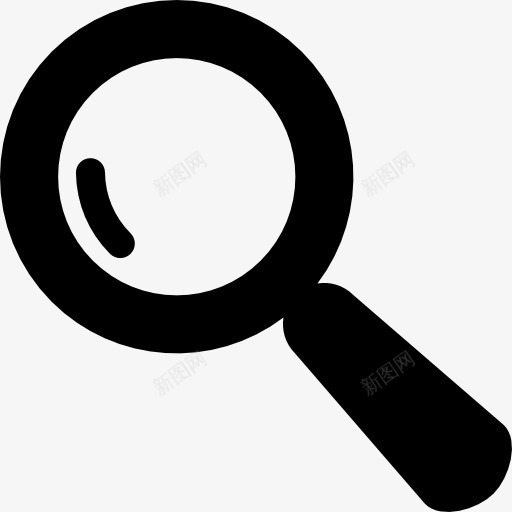 放大镜图标png_新图网 https://ixintu.com 工具 工具和器具 放大 放大镜 照片 照片的图标 界面 符号
