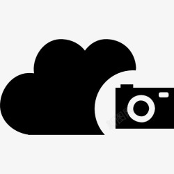 互联网照片矢量云相机符号图标高清图片