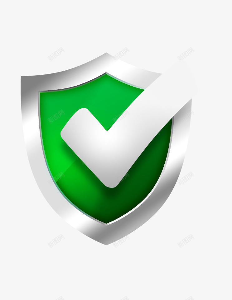 绿色安全标志图标png_新图网 https://ixintu.com 安全 标志 绿色 通过