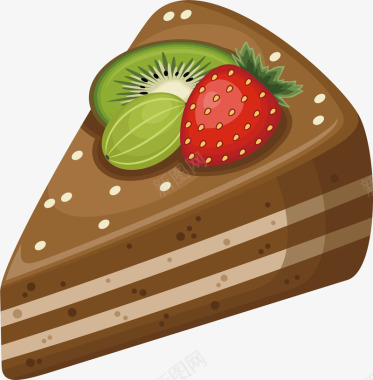 果味的沙河特色蛋糕图标图标