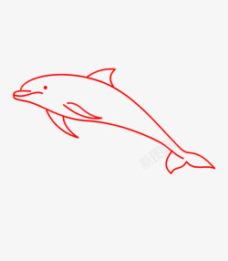 简约经典动物剪纸广告鲸鱼素材