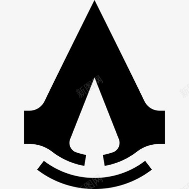 刺客信条电子游戏logo6填充图标图标
