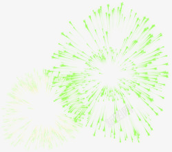 绿色奥运手绘绿色奥运礼花高清图片