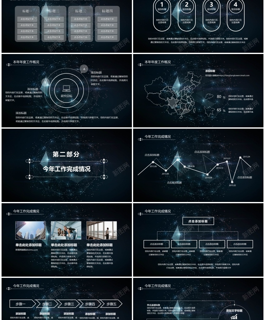工作汇报年终总结——(84)PPT模板_新图网 https://ixintu.com 工作 年终总结 汇报