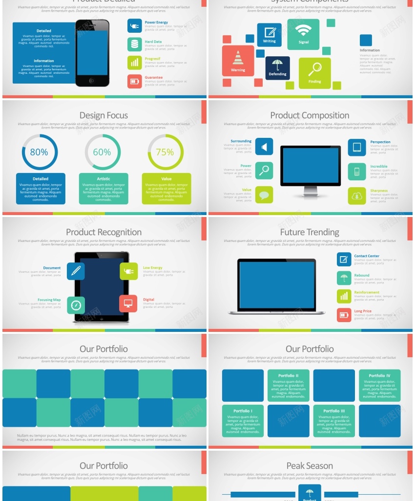 1模板16PPT模板_新图网 https://ixintu.com 模板