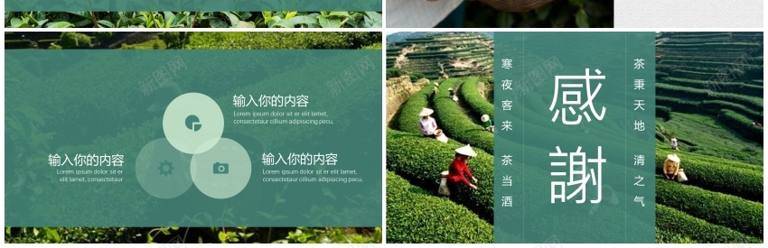 茶味中国风画册PPT模板PPT模板_新图网 https://ixintu.com 中国 国风 模板 画册 茶味