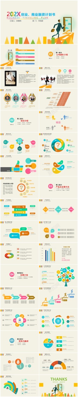 商业图案商业计划书模板(36)