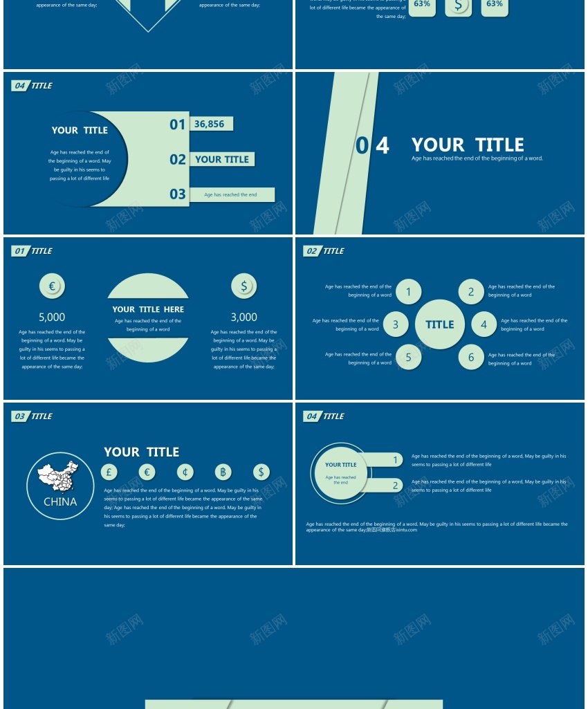 [048]扁平风格PPT模板PPT模板_新图网 https://ixintu.com 扁平 模板 风格